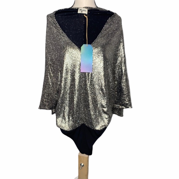 NWT Show Me Your MuMu Sparkly Bodysuit